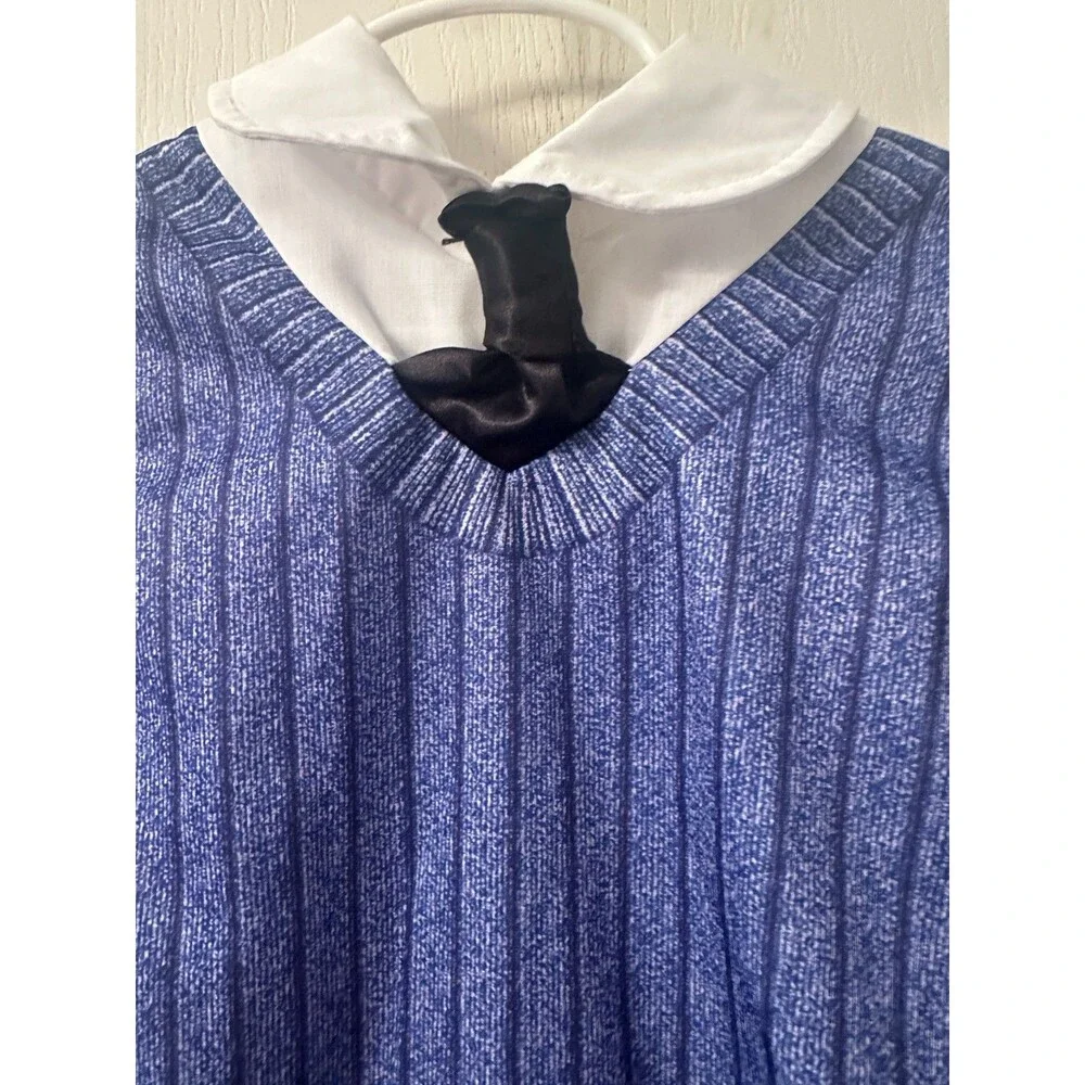 Kids‎ Wednesday Enid Sinclair Nevermore Uniform Shirt Size Youth Large